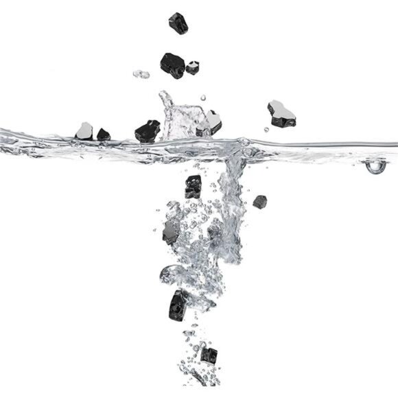 20 Pounds Black Reflective Fire Glass, 1/2 Inch High Luster - Picture 5 of 16